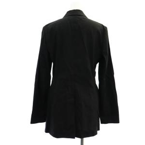 theory luxe 23SS Crisp Linen Arvada NL ジャケット テーラード シングル リネン 38 黒