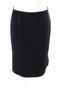 16SS スカート タイト ペンシル ひざ丈 36 紺 ネイビー /hn0514 PN