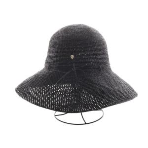 HELEN KAMINSKI ストローハット 黒 ブラック /SR4