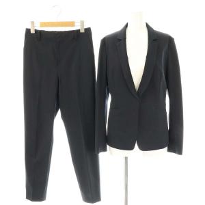 パンツスーツ ジャケット スラックス 38 40 ネイビー /ES OS AX