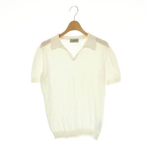 ニット カットソー 半袖 S ホワイト /HK GY39 AX