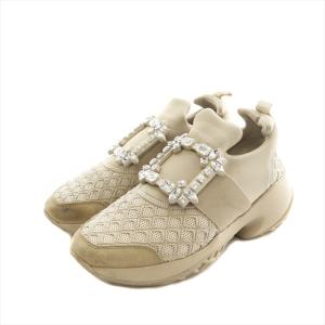 ROGER VIVIER ヴィヴラン スニーカー 37 ベージュ