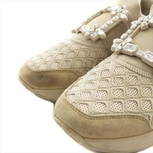 ROGER VIVIER ヴィヴラン スニーカー 37 ベージュ