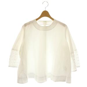 24SS GLENDALE HAZEL ブラウス 38 白 ホワイト /SS OS