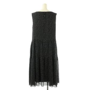 FOXEY NEW YORK Nantucket Dress ワンピース ドット 42 ブラック