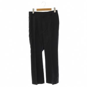 アパルトモン 24AW ウールシルクルーズィーパンツ ストレートパンツ 36 グレー /DF OS