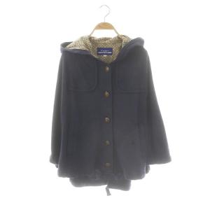 ポンチョ ジャケット フード 38 紺 /MI OS GY09