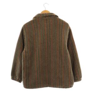 WOOLRICH フリースプルオーバー 長袖 ハーフジップ 総柄 S マルチカラー /DO OS GY09