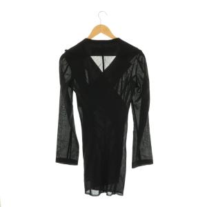 JUNYA WATANABE AD2003 ウールポリエステルカットオフジャケット M ブラック JM-J017 /DO OS GY09