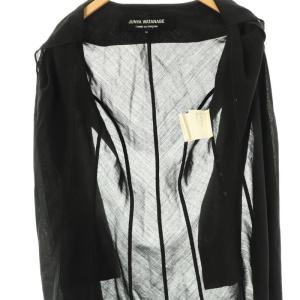 JUNYA WATANABE AD2003 ウールポリエステルカットオフジャケット M ブラック JM-J017 /DO OS GY09