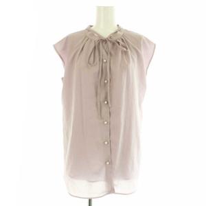 洗える3WAYジョーゼットブラウス シャツ フレンチスリーブ 2 ラベンダー 22217040 /NR