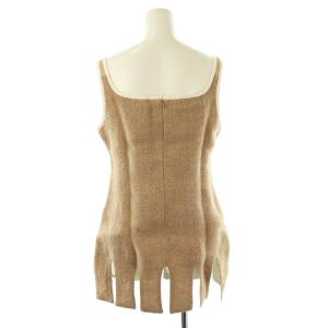 FUMIKA_UCHIDA Jute Sleeveless Mini Dress 38 ブラウン