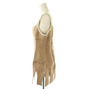 FUMIKA_UCHIDA Jute Sleeveless Mini Dress 38 ブラウン