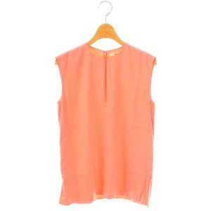 シルクノースリーブブラウス 34 ピンク /MI OS