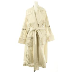 GENTLEMANLADY GLプラハプリズムライトコート ロング F アイボリー /HK AX