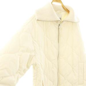COS 中綿コート キルティング S アイボリー /MI OS AX