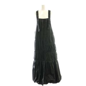 25SS asymmetry-volume jumper skirt スカート ワンピース M ブラック