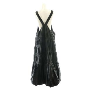 nagonstans 25SS asymmetry-volume jumper skirt スカート ワンピース M ブラック