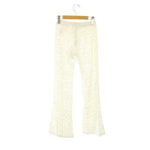 GIVENCHY 24AW 4Gジャガード オープンニット パンツ XS BW511M4ZA4