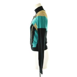 VERSACE COLLECTION カシミヤ 総柄 アンサンブル ニット 40 マルチカラー /DF OS GY14