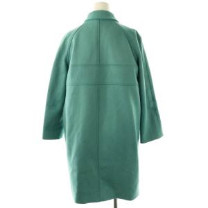 VERSACE COLLECTION メデューサスナップボタン ロングコート アウター 40 ブルーグリーン /CX OS