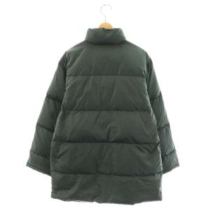 Salvatore Ferragamo 裏地総柄 ダウンジャケット アウター ジップアップ S グリーン /CX OS GY14