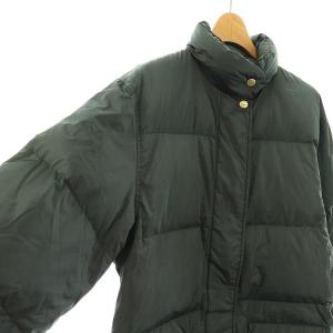 Salvatore Ferragamo 裏地総柄 ダウンジャケット アウター ジップアップ S グリーン /CX OS GY14