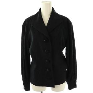 レオパード ジャガード ジャケット 総裏地 9 紺 ネイビー /CX OS GY14