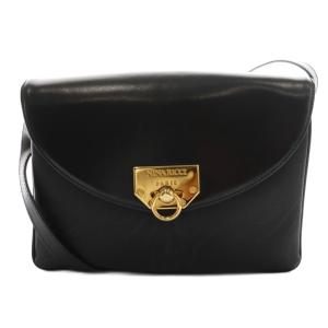 ショルダーバッグ レザー 黒 ブラック /SS OS GY14