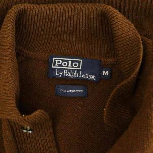 Polo by Ralph Lauren ポロニット セーター 長袖 ウール M ブラウン /MY OS GY14