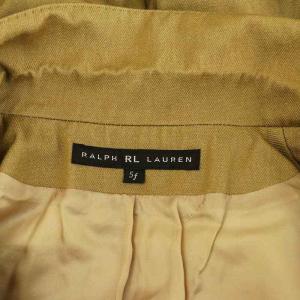 RL RALPH LAUREN ウールコットン テーラードジャケット 2B 総裏地 5f ベージュ /MY OS GY14