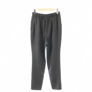 ENFOLD ライトウールテーパードパンツ 40 チャコールグレー /ES OS