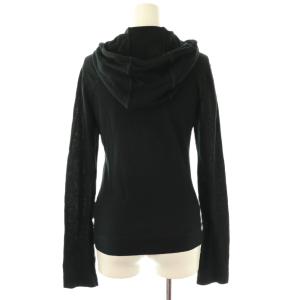 BURBERRY BLUE LABEL ジップアップパーカー 38 ブラック /DO OS GY14