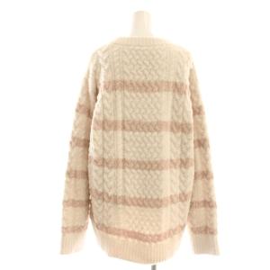 gelato pique ボーダーアランプルオーバー×パンツ セットアップ ルームウェア ナイトウェア F ピンク /DF OS