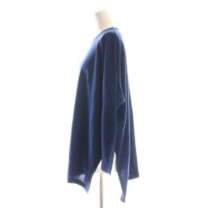 Framework 21AW 16Gニュアンスプルオーバー ニット ブルー /DF OS