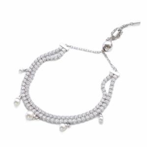 Ariana Grande パール ブレスレット シルバー色 /SR50