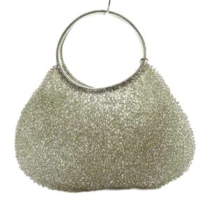 スタンダード ラウンド ワイヤー ハンドバッグ PVC シルバーカラー /SS OS