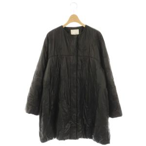 24SS 中綿キルティングコート 1 ブラック /DO OS