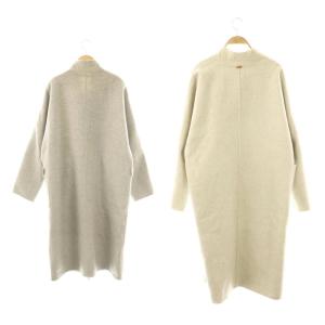 MUSE de Deuxieme Classe ウールチェスターコート アウター リバーシブル オフホワイト グレー /DO OS