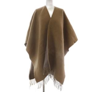 フリンジショール ストール 36 茶 ブラウン /SR