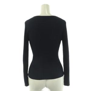 TOCCA 24SS AJISAI CARDIGAN カーディガン リブ M ネイビー /ES OS