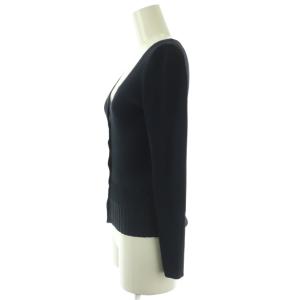 TOCCA 24SS AJISAI CARDIGAN カーディガン リブ M ネイビー /ES OS