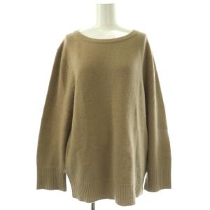 stylish プルオーバー ニット セーター カシミヤ モカ /ES OS