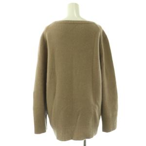Deuxieme Classe stylish プルオーバー ニット セーター カシミヤ モカ /ES OS