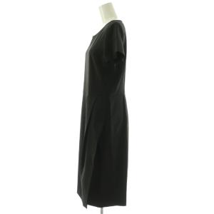 theory luxe EXECUTIVE ANAHITA ワンピース 膝丈 半袖 40 ブラック /HK OS