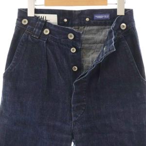 MHL. CANTONOVERALLS デニムパンツ 26 インディゴブルー /DO OS