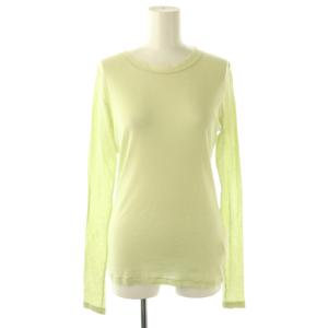 GIZA SUPER HIGH GAUGE SHEER RIB L/S TEE カットソー 1 ライトグリーン