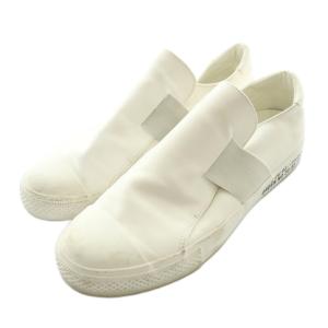 zucca ベルテッドスニーカー スリッポン シューズ L 白 ホワイト /SS OS