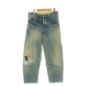 always パッチワークデニムパンツ 36 インディゴ ma4115