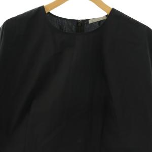 theory luxe 23AW NATAS NELLA プルオーバーブラウス 半袖 38 ブラック /HK OS